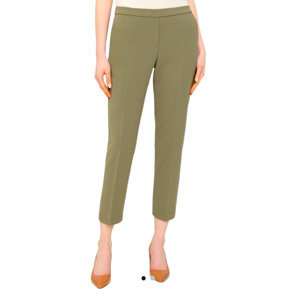 EUC Theory Treeca Olive Green Sage Pull On Pants